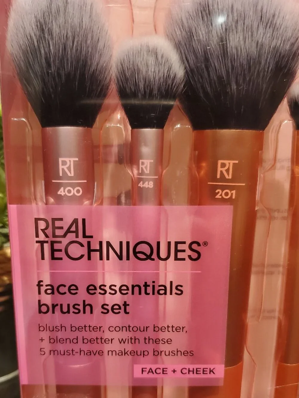 Real Techniques 5 pc. Face Essentials Brush Set - Brand New
